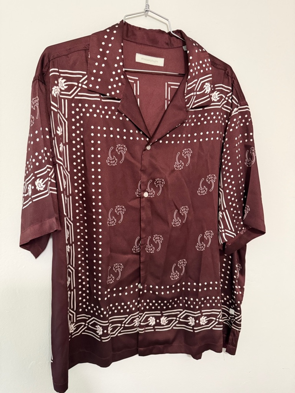 Men's Bandana Short-Sleeve Shirt